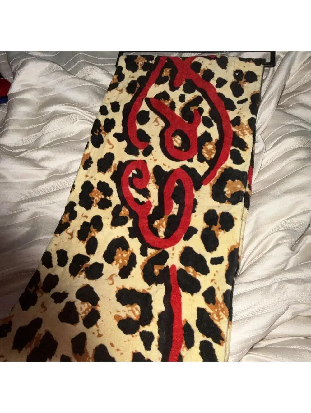 Ed Hardy Beach Towel 36x68 Leaped Print NWT